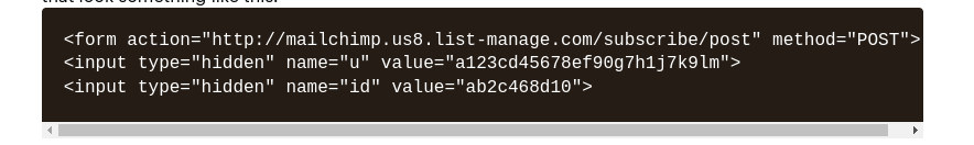 Mailchimp Step 4